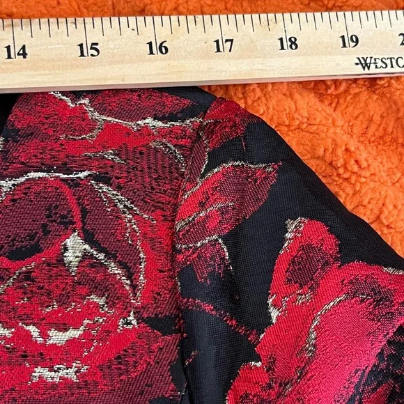 New Shani Women's Jacquard Boat Neck Tiered Dress size 16 Fit and Flare Regency - Picture 9 of 16